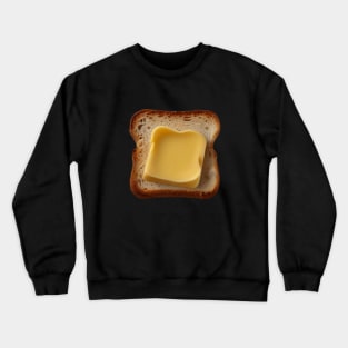 Butter Savory Breakfast Since Vintage Bread Toast Sandwich Crewneck Sweatshirt